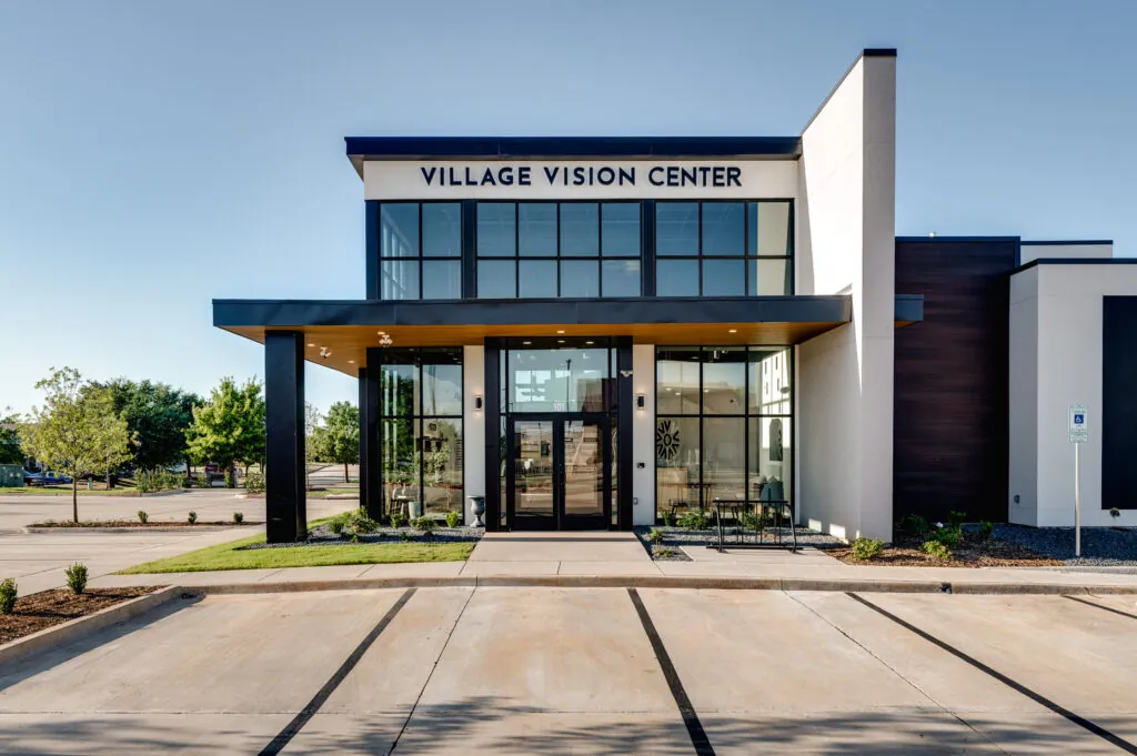 Village Vision Center building exterior at 113 Barnett Blvd, Highland Village, TX